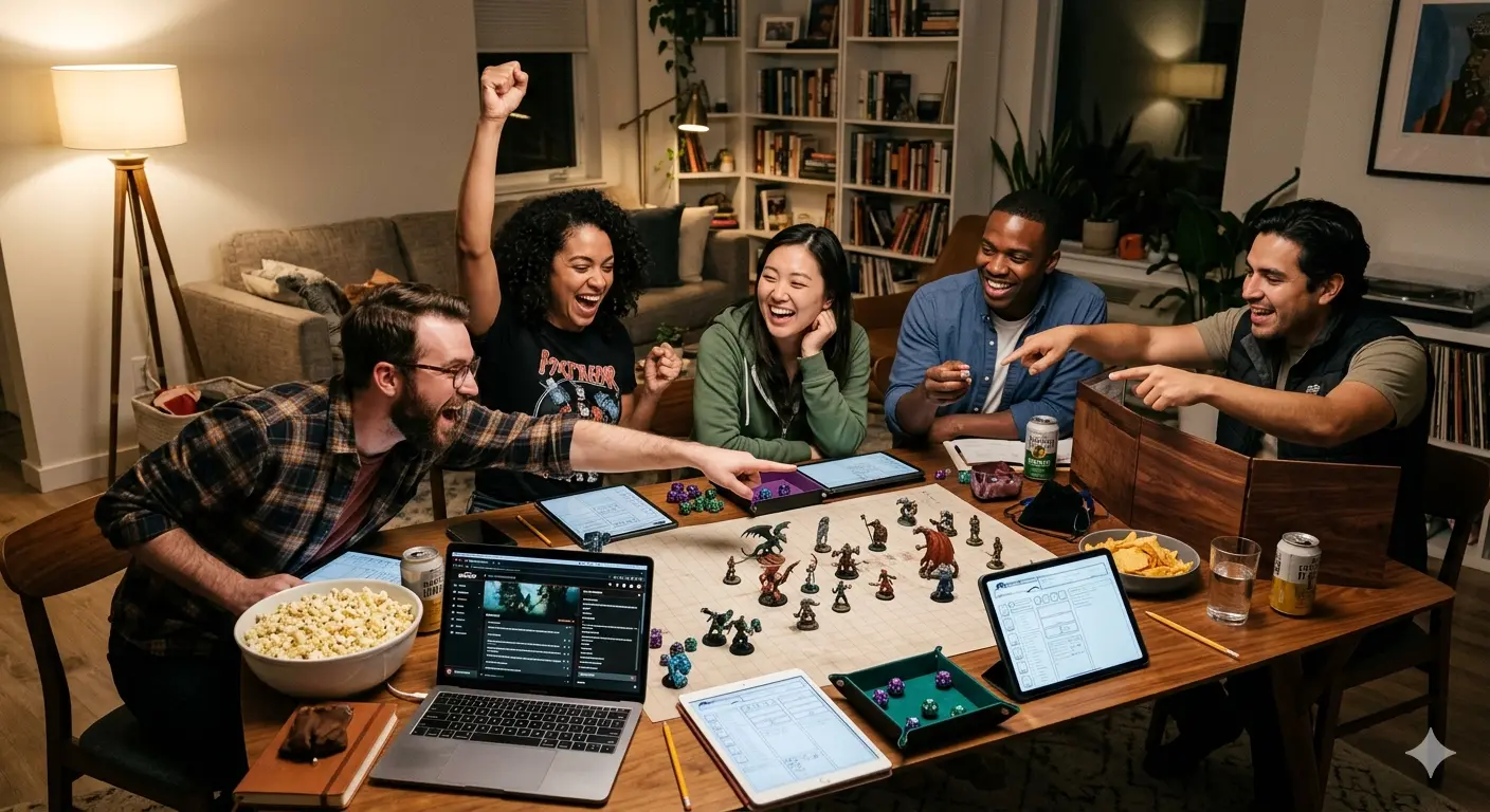 Epicly D&D session recap interface — campaign notes, NPC tracking, and tabletop RPG memory